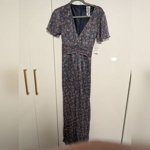 NWT Sadie And Sage Floral And Sparkly Jumpsuit
